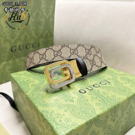 Gucci Two-Sided Belt 3.0cm
