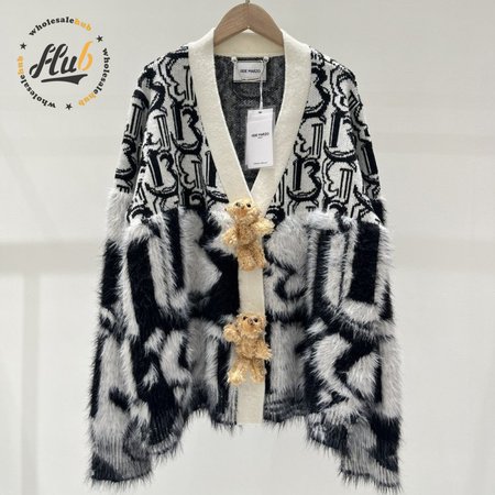13demarzo Jacquard knit Cardigan Sweater