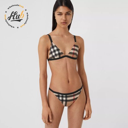 Burberry Streak Two-Piece Swimsuit