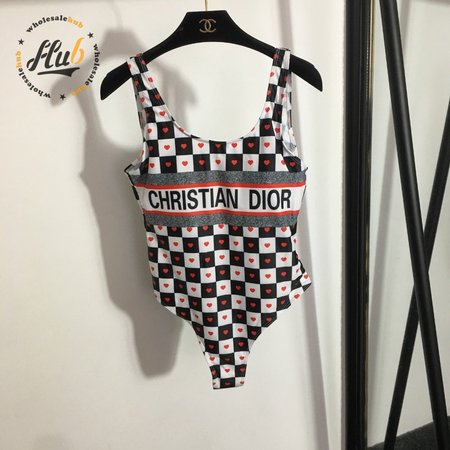 Dior Grid One-Piece Swimsuit