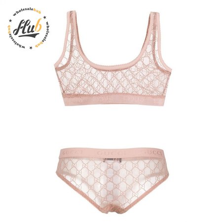 Gucci Pink Two-Piece Swimsuit