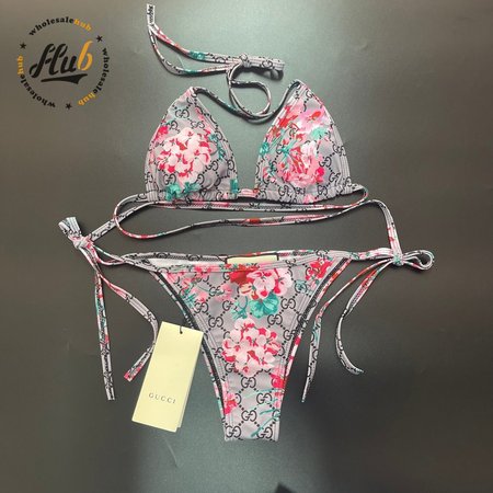 Gucci Rose Two-Piece Swimsuit