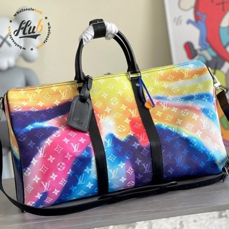 keepall bandouliere 50 sunset monogram multicolor