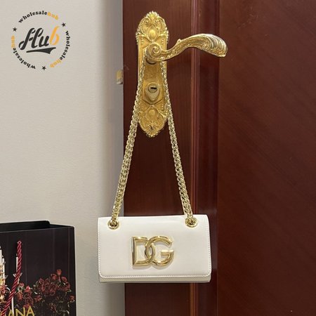 Dolce & Gabbana Polished Calfskin 3.5 Phone Bag