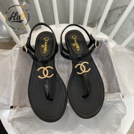 Chanel Leather Sandals