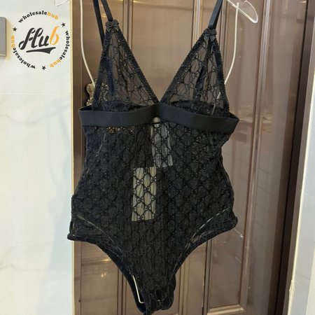 Gucci GG Tulle Jumpsuit Black