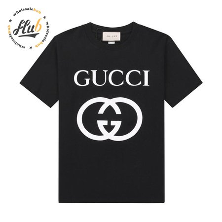 Gucci Interlocking GG Print T-shirt Men's Black Ivory