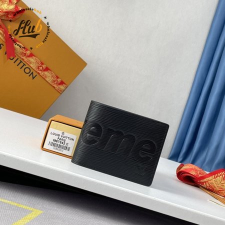 x supreme slender wallet epi black