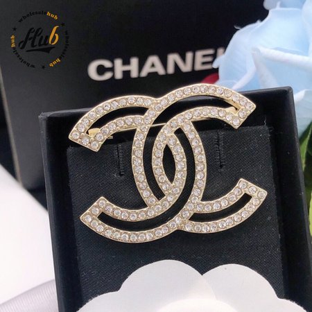 Chanel Double C Brooch