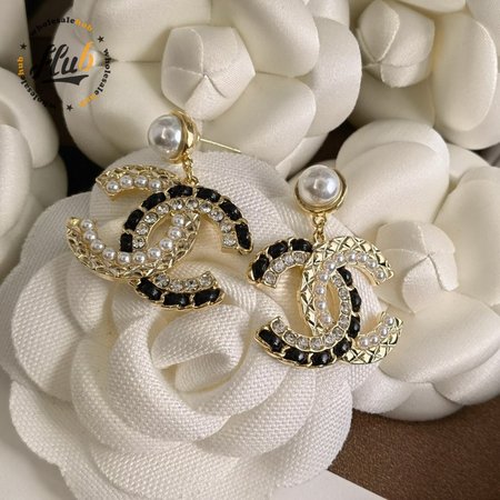 Chanel Pearl CC Earrings