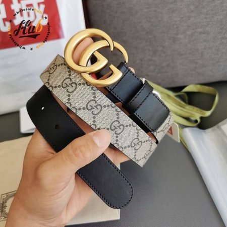 Gucci Beige GG Belt