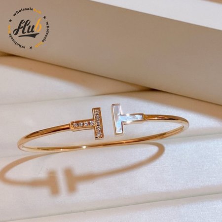 Tiffany & Co. T Wire Bracelet 18K