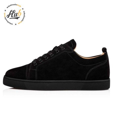 Christian Louboutin Black Louis Junior Sneakers