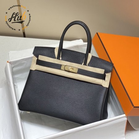 Hermes Birkin 30 Togo Black & Gold