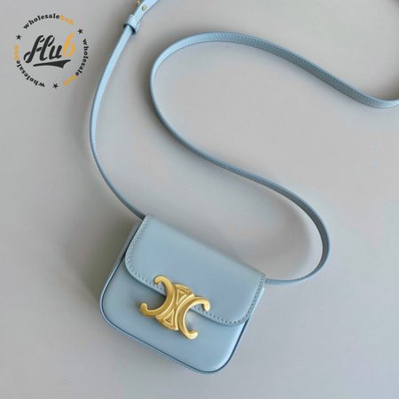 Celine Triomphe In Shiny Calfskin