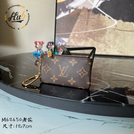 key pouch monogram brown