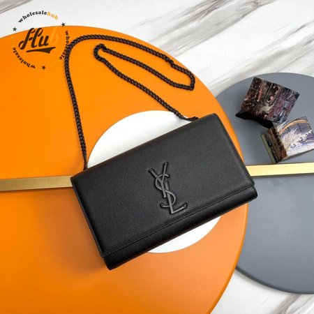 YSL Medium Kate In Grain De Poudre Embossed Leather