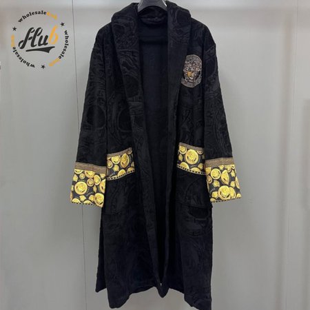 Versace Baroque Cotton Terry Bathrobe