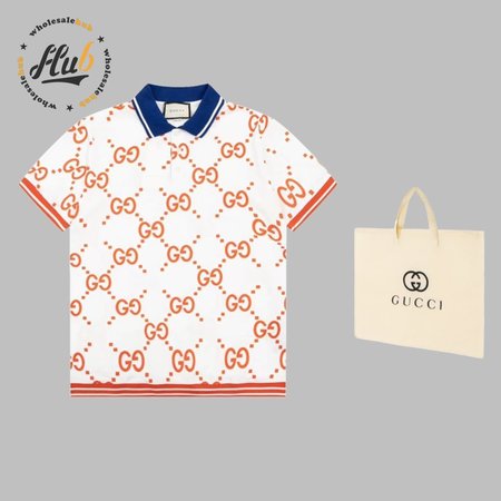 Gucci Baby GG Cotton Polo Shirt