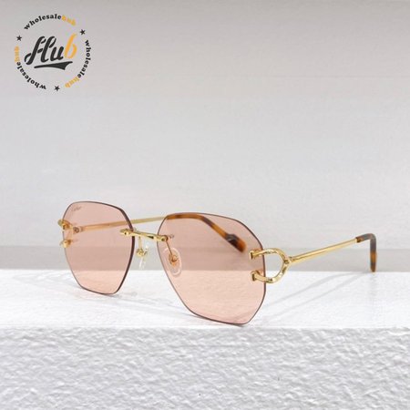 Cartier Eyewear Signature C Rimless Sunglasses
