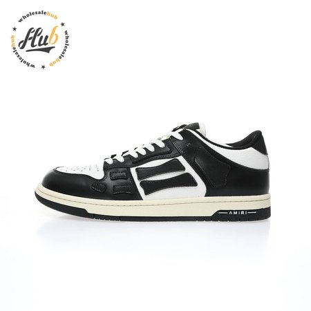 Amiri Skel Top Low Black White Sneaker