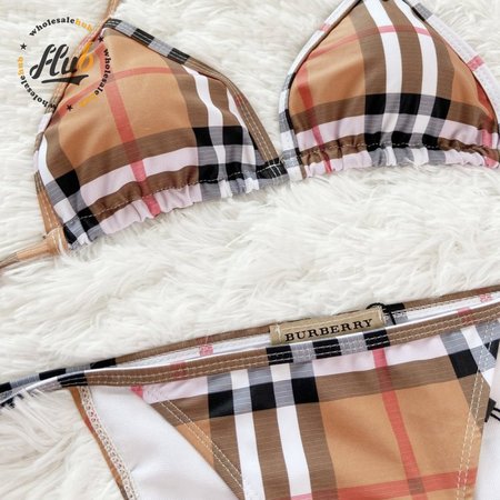 Burberry Check Triangle Bikini