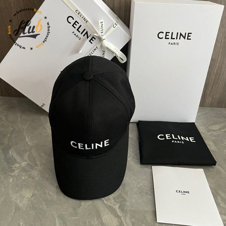 Celine Cotton Baseball Cap