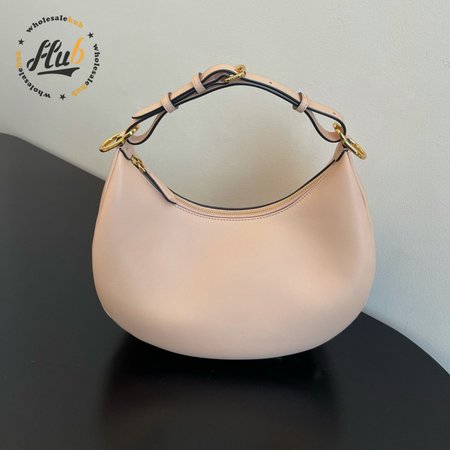 Fendi Fendigraphy Small Pale Pink Leather Bag 8BR798A5DYF1HD6