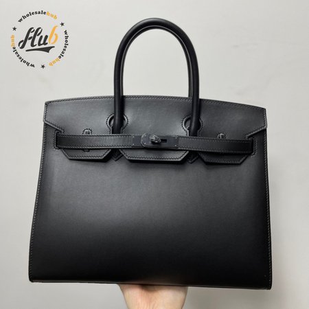 Hermes Birkin 35cm SO Black Box Black Hardware