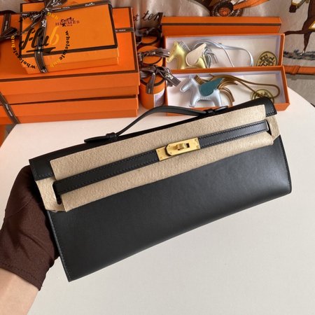 Hermes Kelly 31cm Swift 89 Black