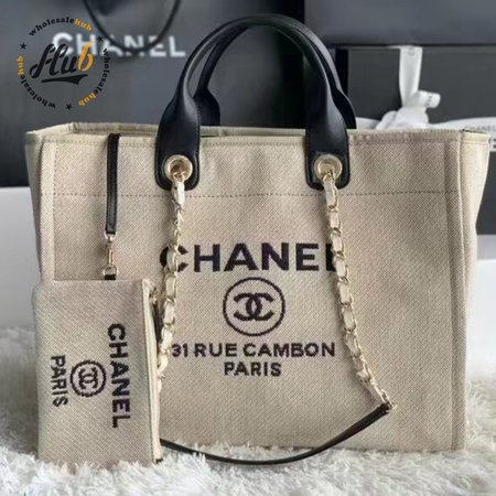Chanel Deauville Tote MM Bag