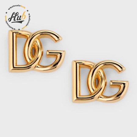 Dolce&Gabbana Logo Stud Earrings