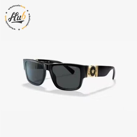 Versace Squared Medusa Medallion Sunglasses