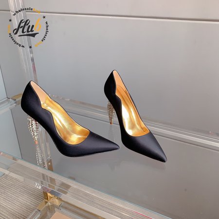 Christian Louboutin Women's Lipstrass 100 Satin Pump