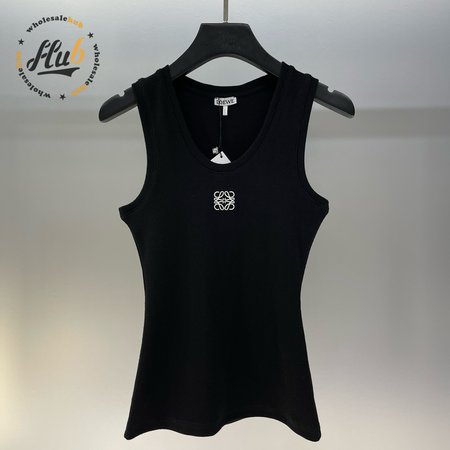 Loewe Cotton Anagram Tank Top Black