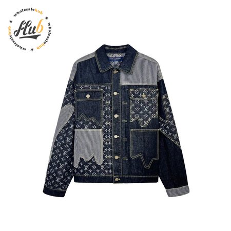 monogram crazy denim workwear jacket 1a9gej m-xl