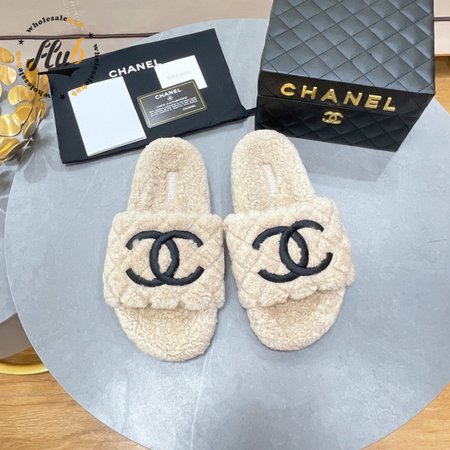 Chanel Lambswool Slippers 35-40